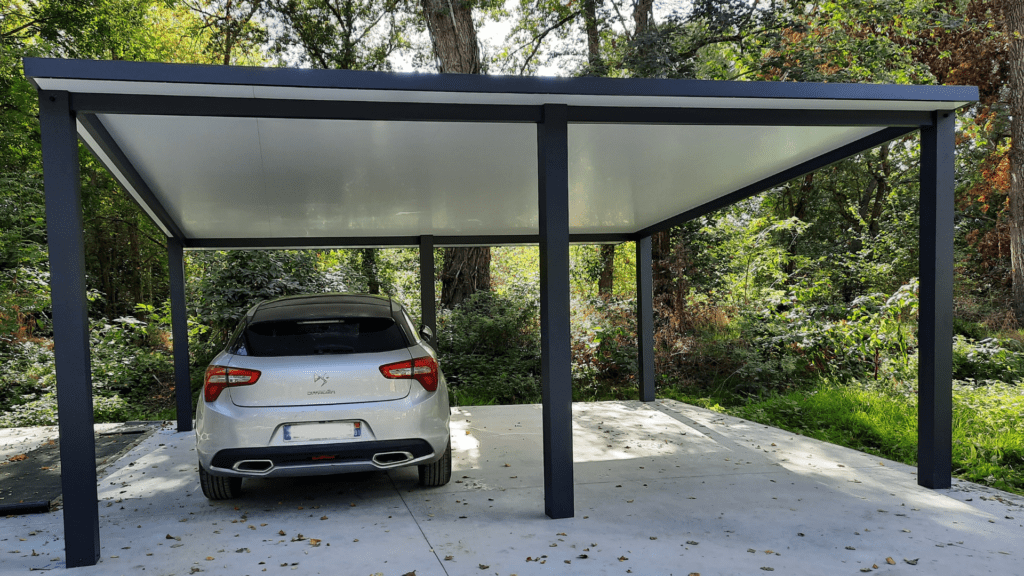 Abri de voiture en aluminium