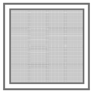 Schéma moustiquaire fixe