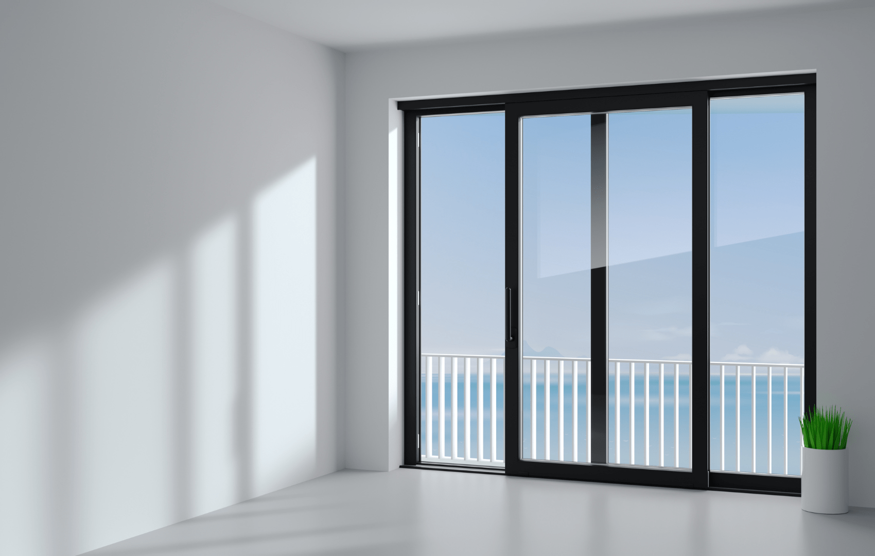 Pose d'une menuiserie aluminium baie coulissante à Narbonne